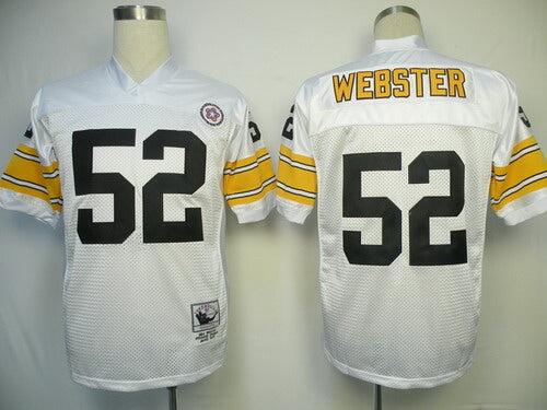 Men's Pittsburgh Steelers Mike Webster Mitchell & Ness White Legacy Jersey